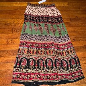 BOHO BROOMSTICK SKIRT🌻💚FREE SIZE🌞